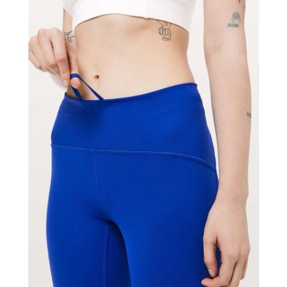 Lululemon Train Times 7/8 Leggings 25 Inch Jet Stream Blue Size 4 - Picture 3 of 10